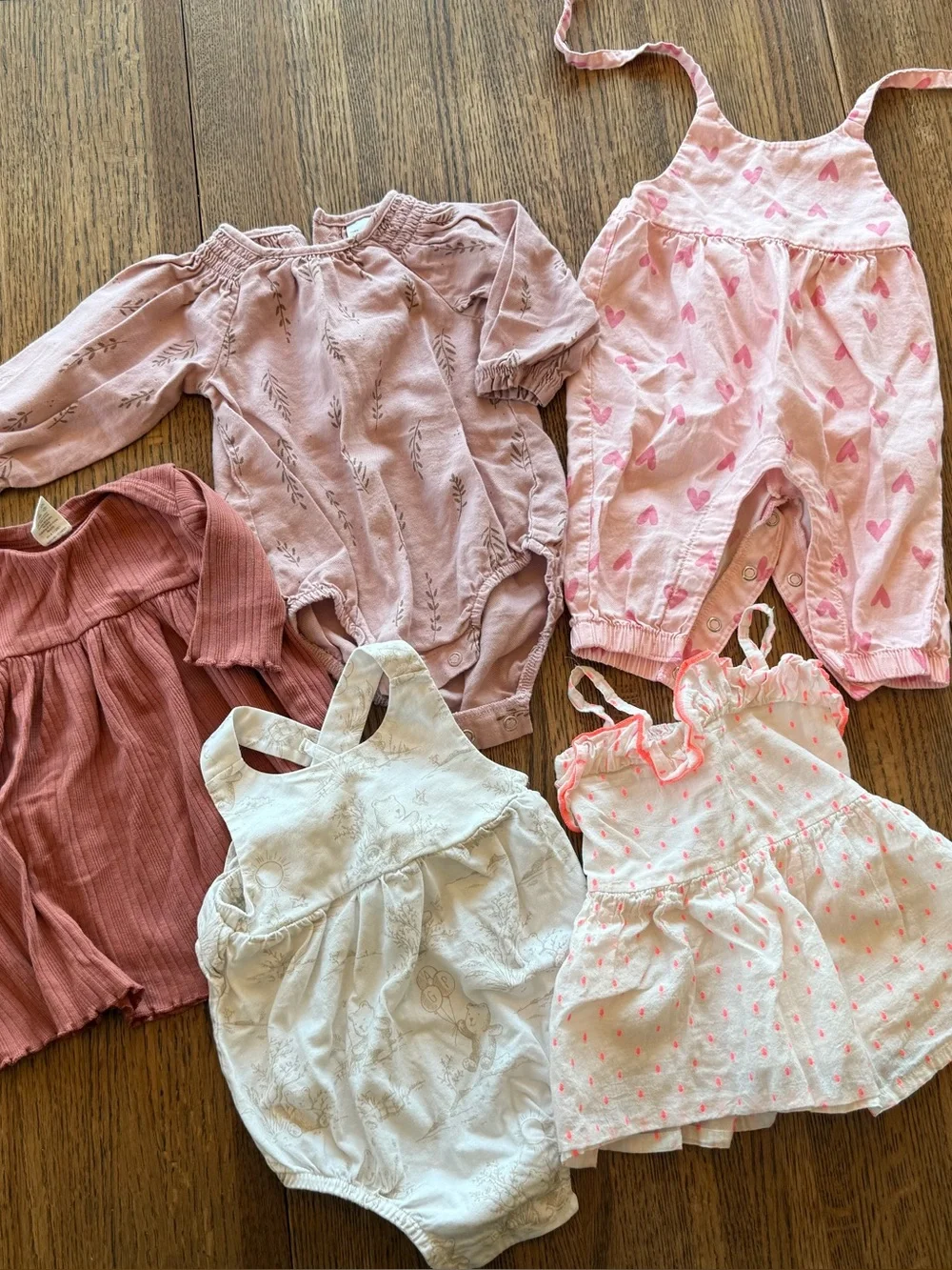 100% cotton 3m baby girl clothing bundle